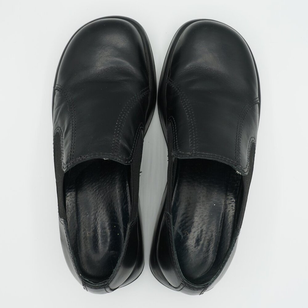 Dansko Stretch Loafers Women's Black Leather Slip-On Comfort Work Shoes Size 39 - Picture 8 of 10